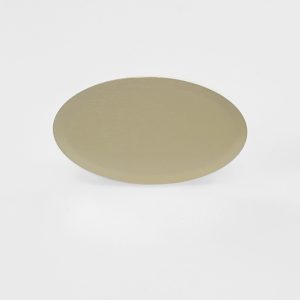 Oval Alumamark 59 x 34 mm Välvd kant (För Lasergravyr)