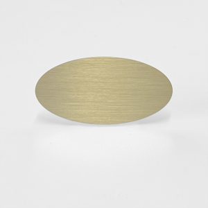 Oval Mässing 63 x 32 mm