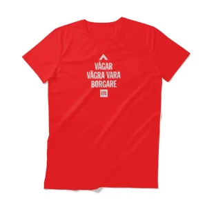 Kortärmad t-shirt, röd