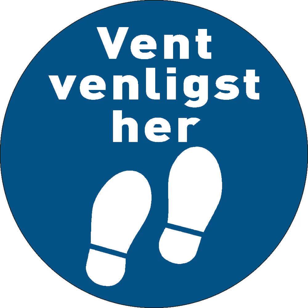 Vänta - golvfolie